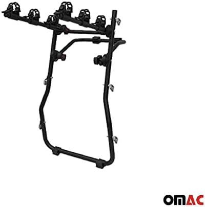 OMAC 3 מתלה אופניים עבור קרייזלר וויאג'ר 2008- שחור | מטען רכב הרכבה על אופניים מנשא אופניים